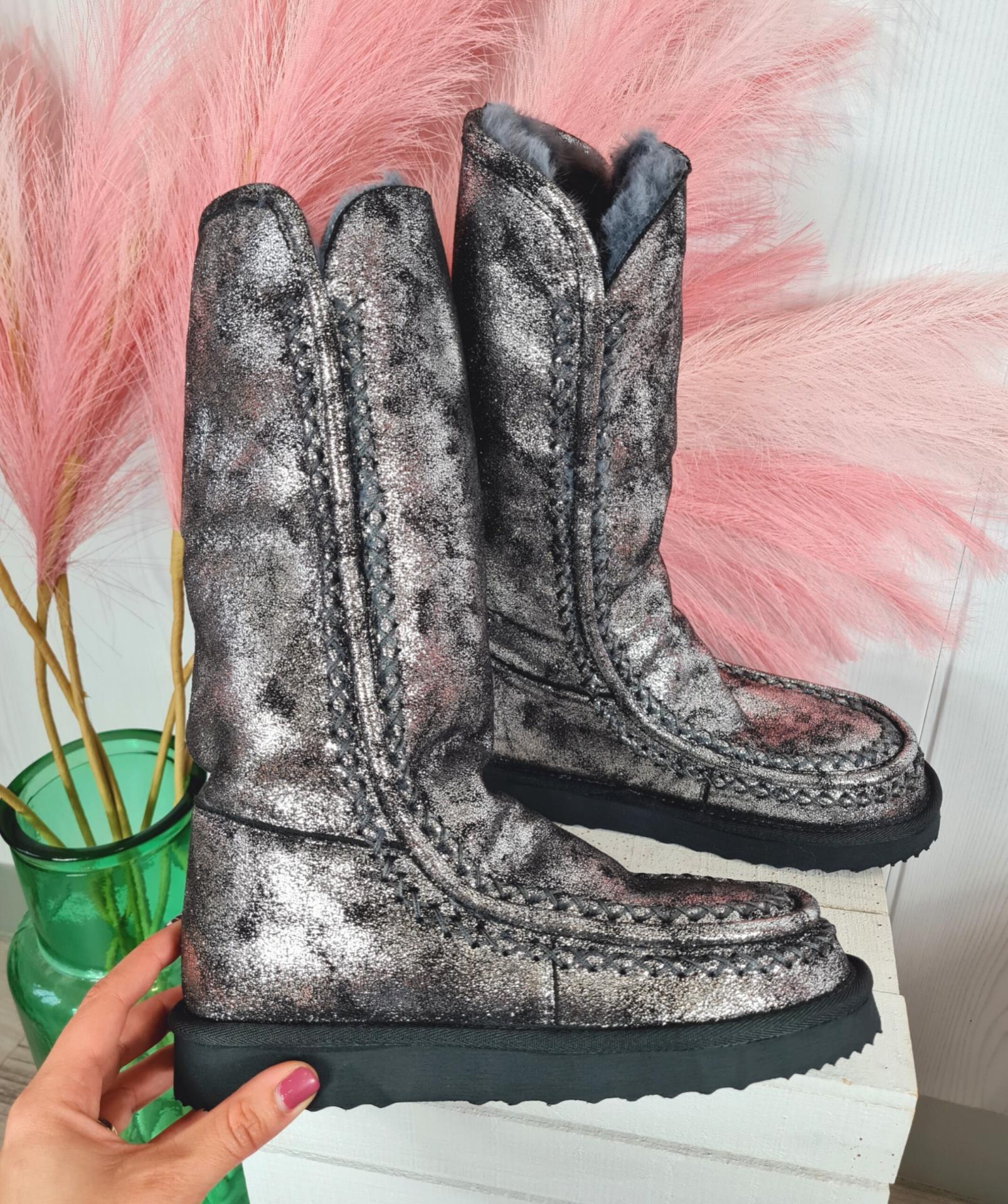 Botas Ártico Plateadas