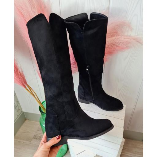 Botas Cuña Negras
