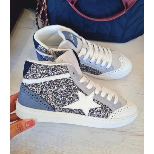 Botas Glitter Azules [3]