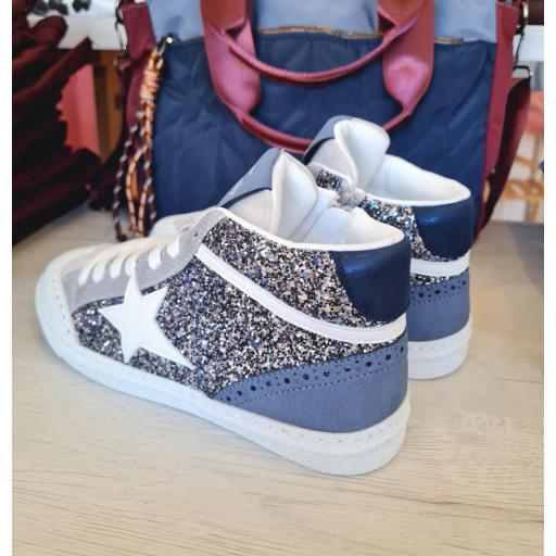 Botas Glitter Azules [1]