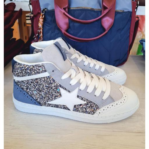 Botas Glitter Azules [0]