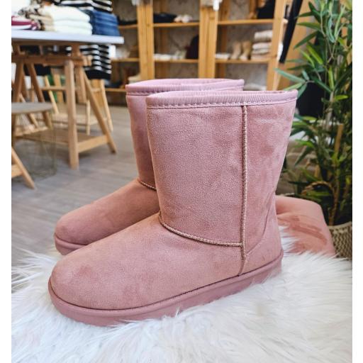 Botas Pelito Rosas