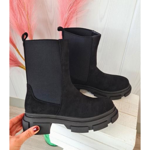 Botines Track Negros [0]