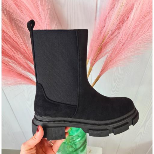 Botines Track Negros [3]