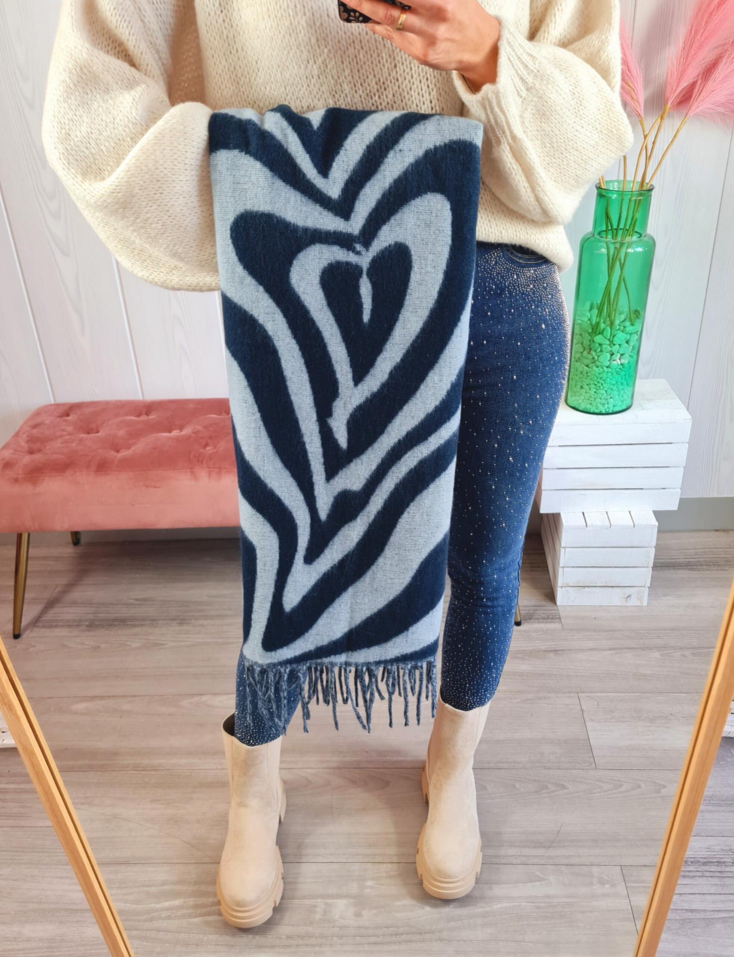 Bufanda Tonos Azules