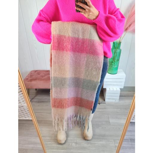 Bufanda Tonos Rosas [2]