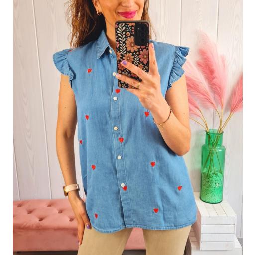 Camisa Corazones Rojos [1]