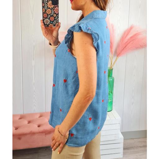 Camisa Corazones Rojos [2]