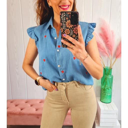 Camisa Corazones Rojos [3]