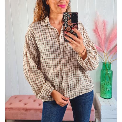 Camisa Cuadros Corazón [1]