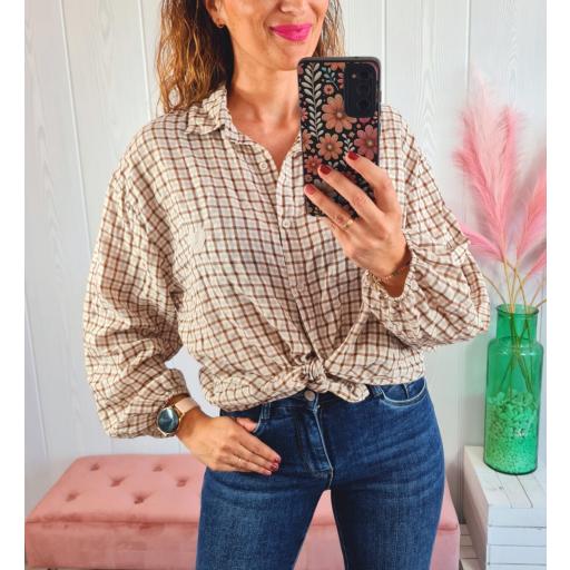 Camisa Cuadros Corazón [0]