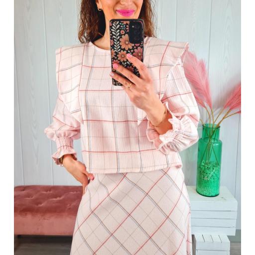 Camisa Cuadros Rosas [3]