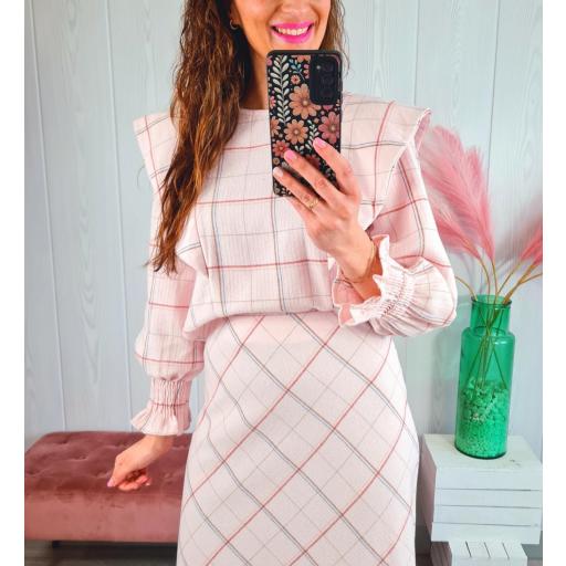 Camisa Cuadros Rosas [0]