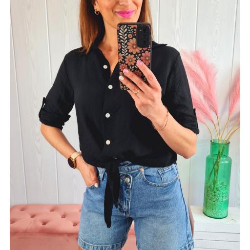 Camisa Nudo Negra [1]