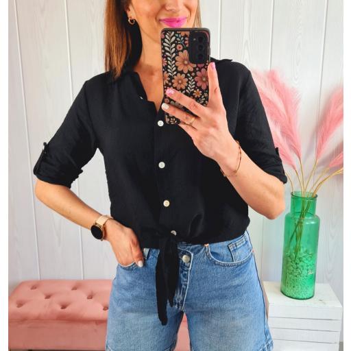 Camisa Nudo Negra [3]