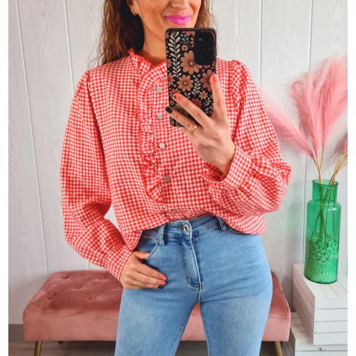 Camisa Vichy Roja [3]