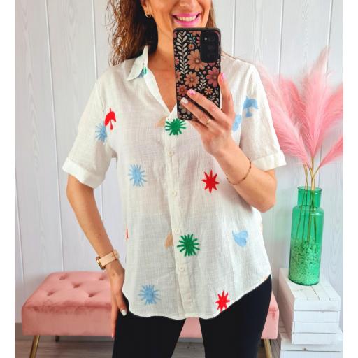 Camisa Dibujos Bordados [1]