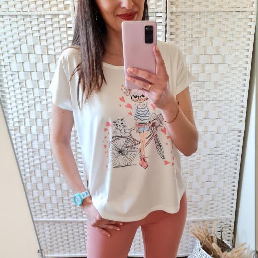 Camiseta Bici Corazones [3]
