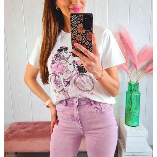 Camiseta Bici Malva [0]