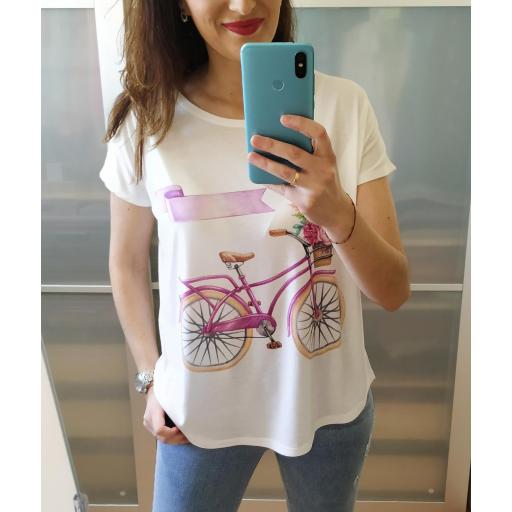 Camiseta Bici Malva [2]
