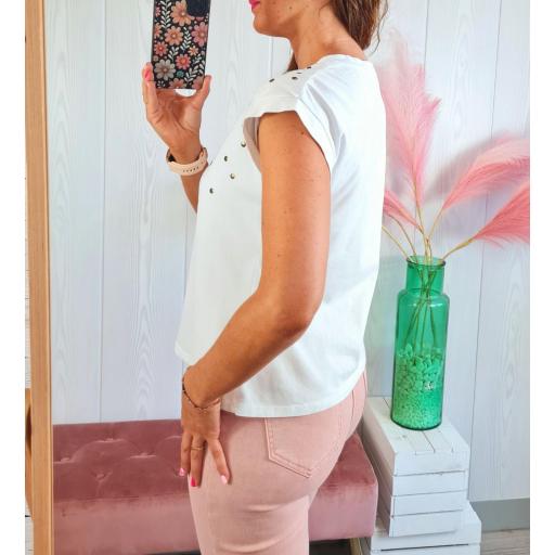 Camiseta Blanca Circulitos [2]