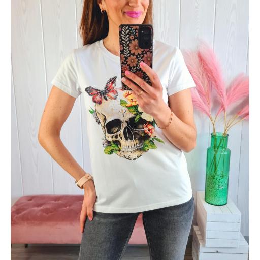 Camiseta Calavera Roja [1]