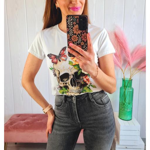 Camiseta Calavera Roja [3]