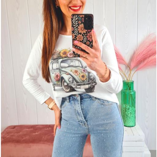 Camiseta Coche Verde [0]