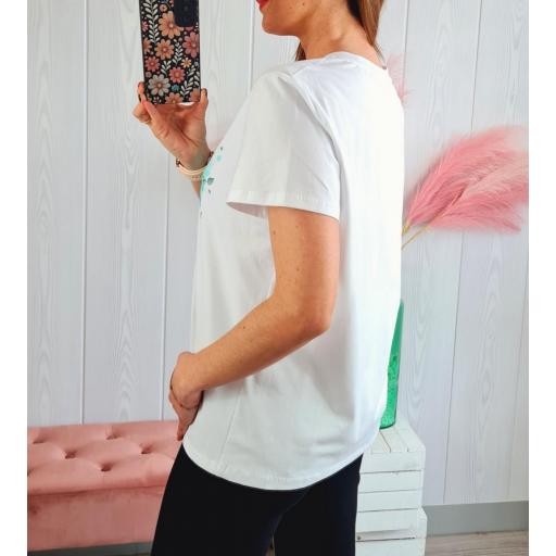 Camiseta Corazón Aguamarina [2]