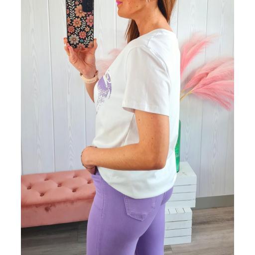 Camiseta Corazón Morado [3]