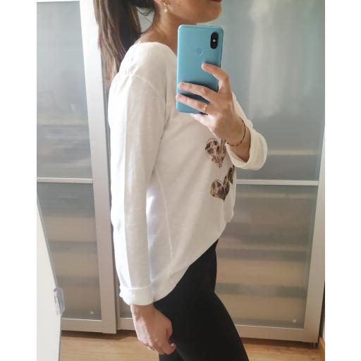 Camiseta Corazones Print [1]