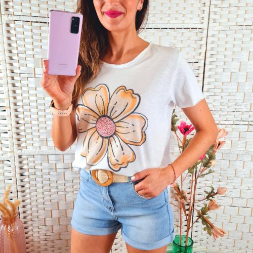 Camiseta Flor [2]