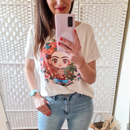 Camiseta Frida Floral [0]
