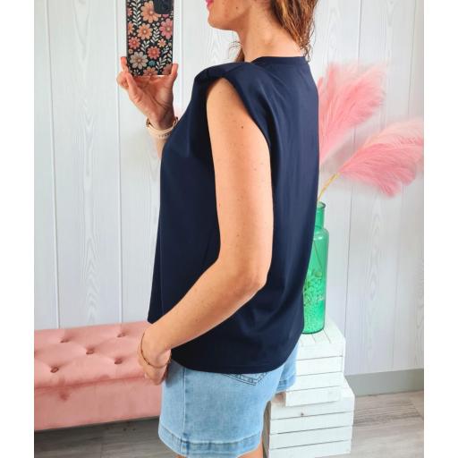 Camiseta Hombreras Marino [2]