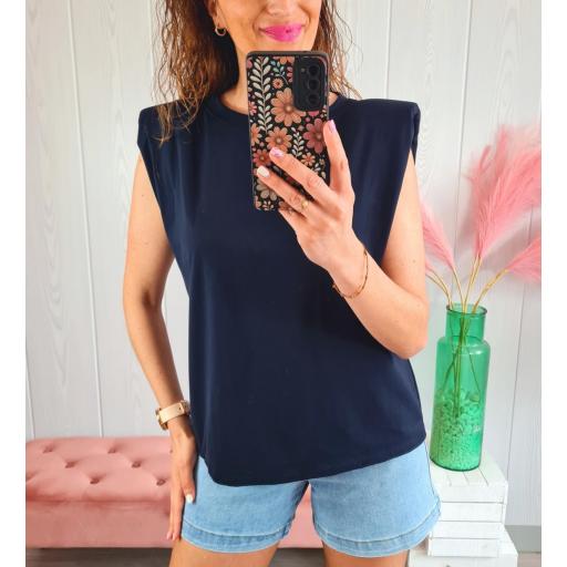 Camiseta Hombreras Marino [3]