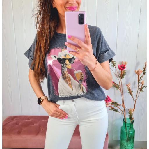 Camiseta Jirafa