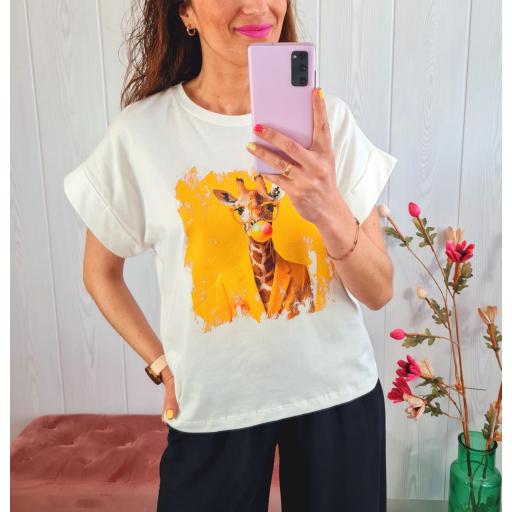 Camiseta Jirafa Amarilla [0]