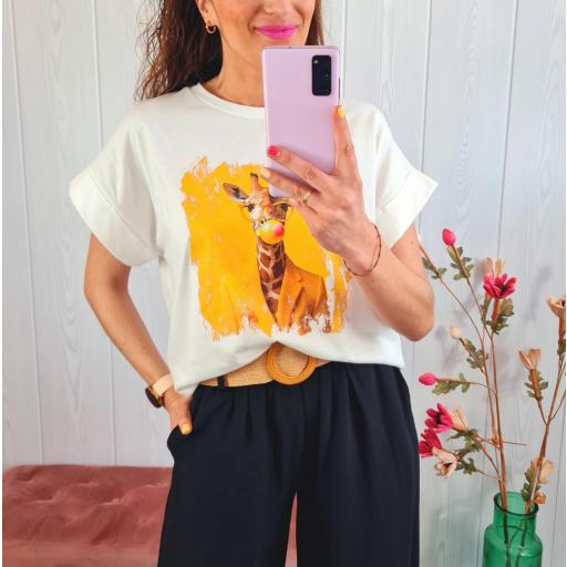 Camiseta Jirafa Amarilla [2]