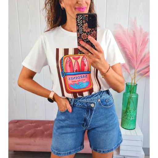 Camiseta Lata Sardinas Choco [0]