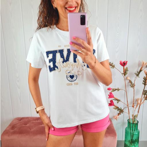 Camiseta Love Azul [1]