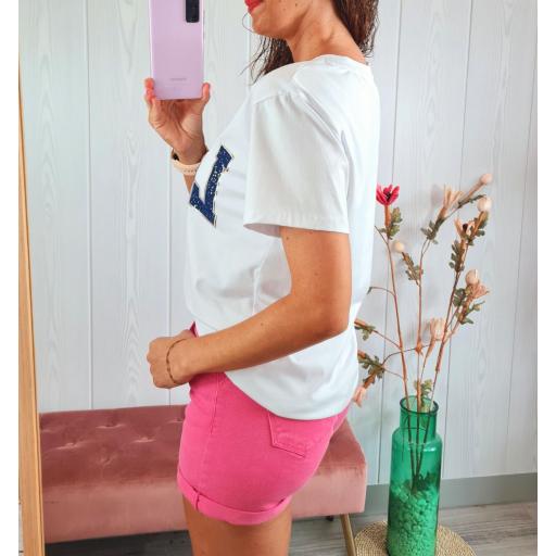 Camiseta Love Azul [2]