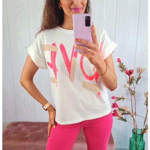 Camiseta Love Blanca [1]