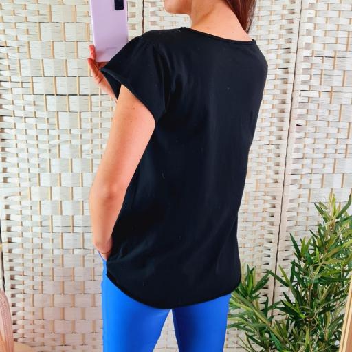 Camiseta Love Print Naranja [2]