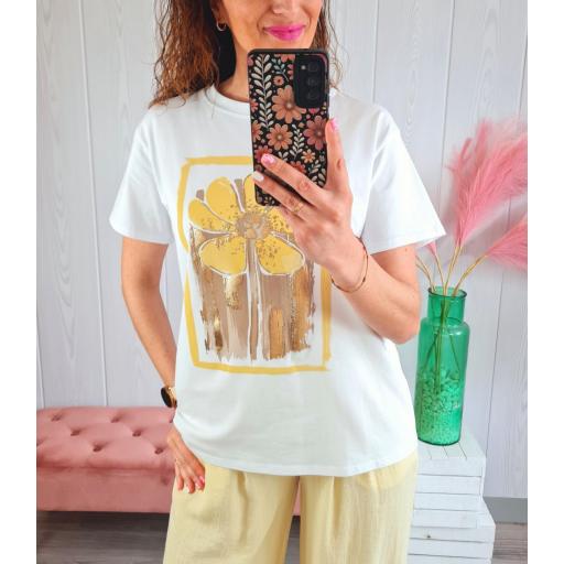 Camiseta Margarita Amarilla [1]
