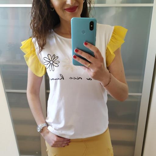Camiseta Margaritas Amarilla [0]