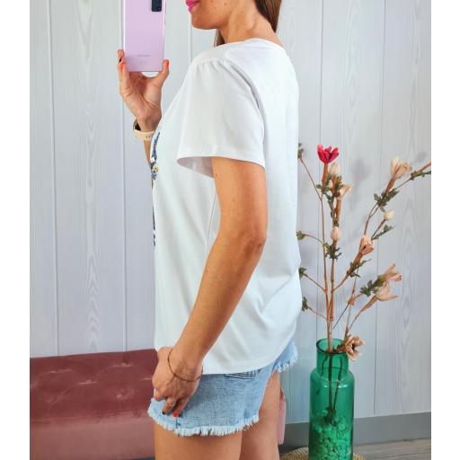 Camiseta Margaritas Marino [2]