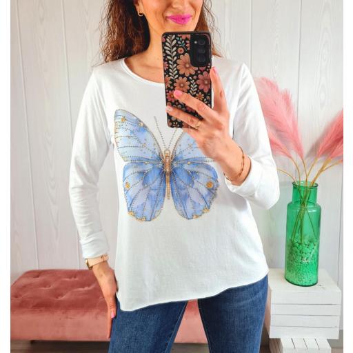 Camiseta Mariposa Tachas [1]