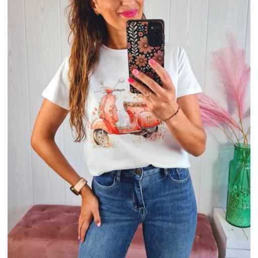 Camiseta Moto Coral [0]