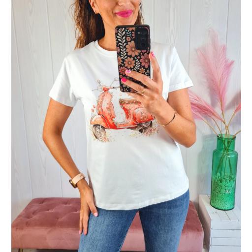 Camiseta Moto Coral [1]