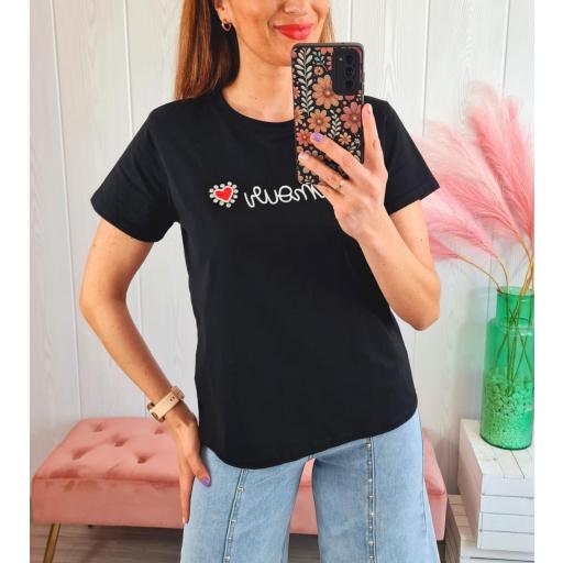 Camiseta Negra Amour [1]